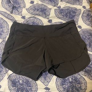 Lululemon black shorts, size 4